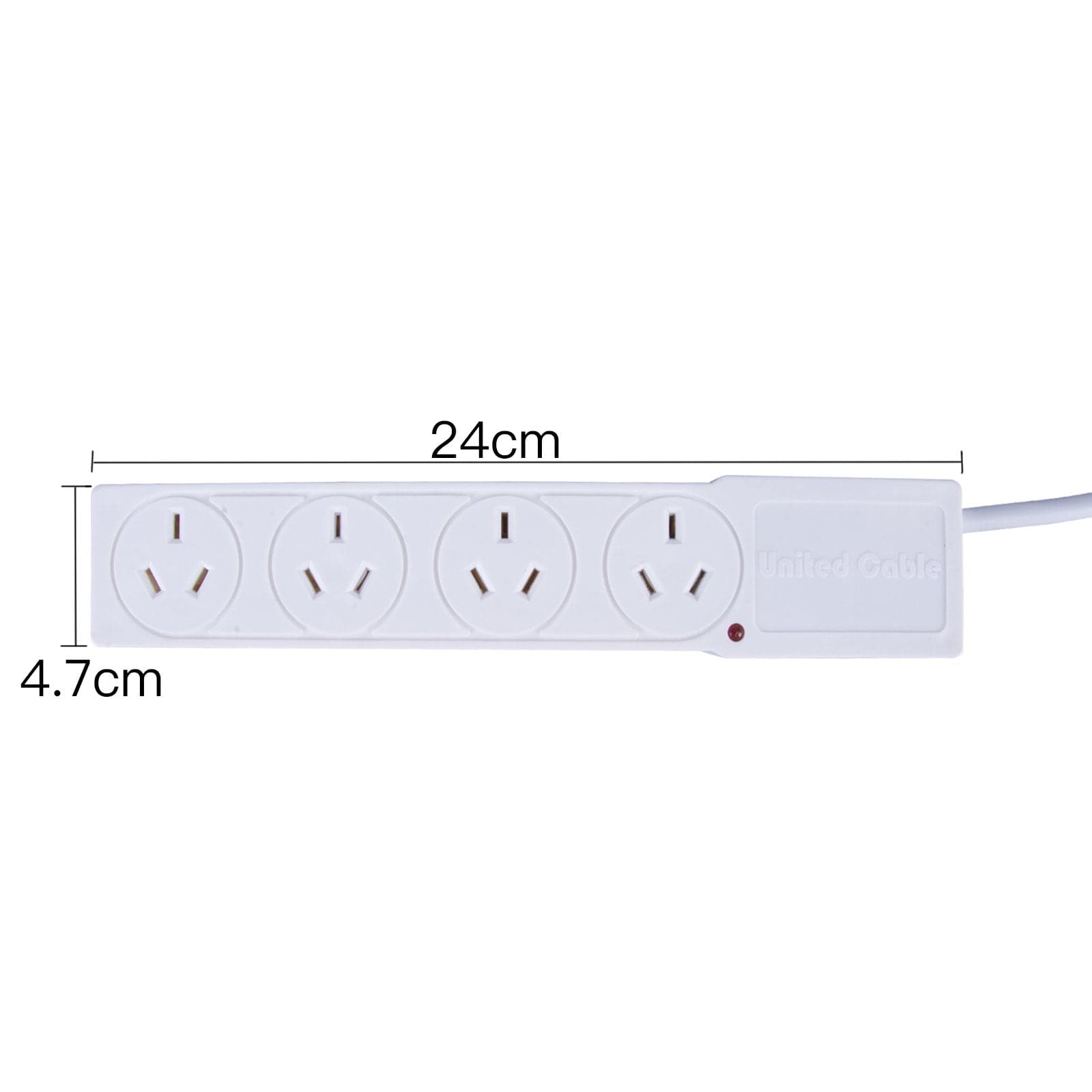 Living Today Extension Cords 4 Outlet Powerboard With Surge Protection