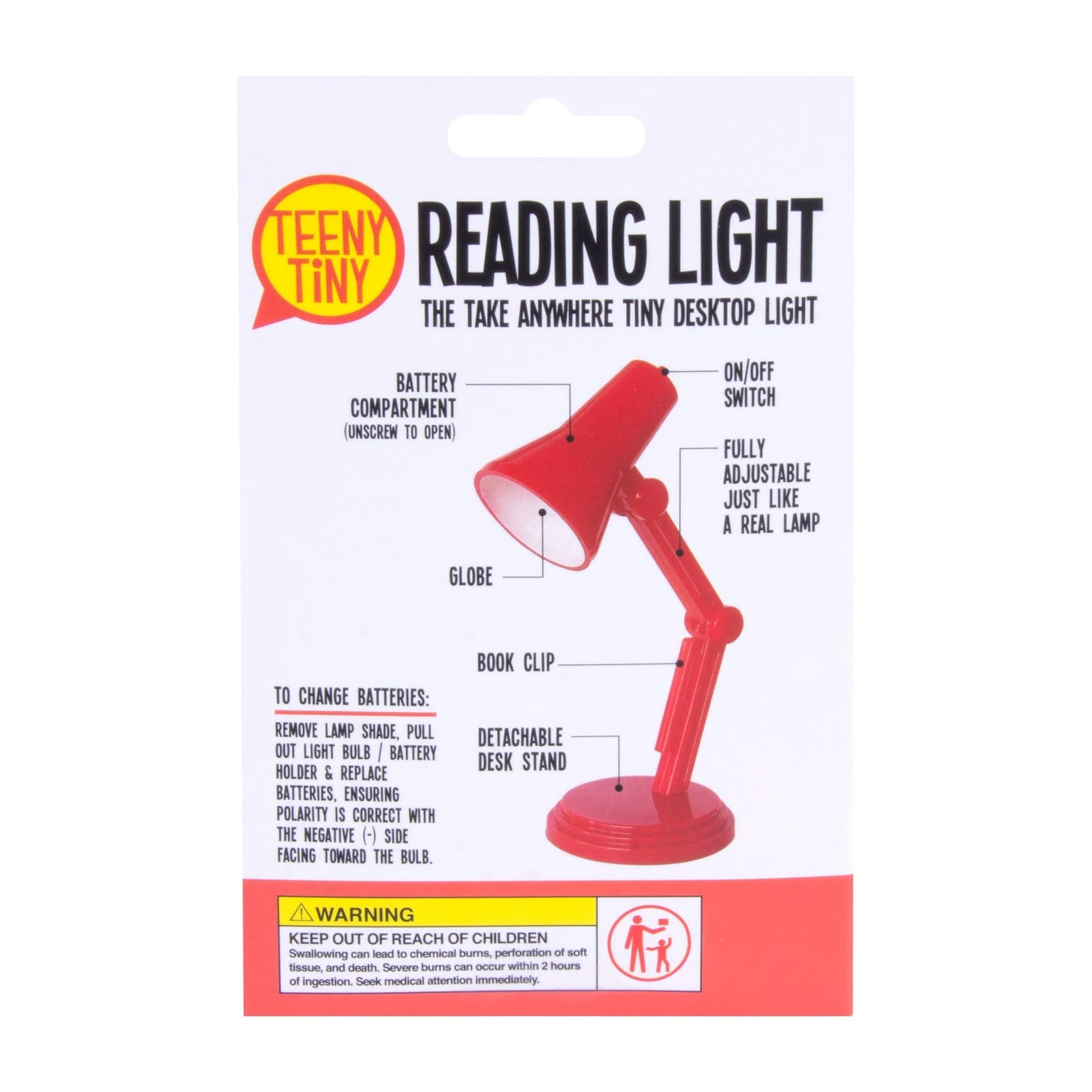 Teeny Tiny Toys & Games Teeny Tiny Led Reading Light, Miniature Toy Gift