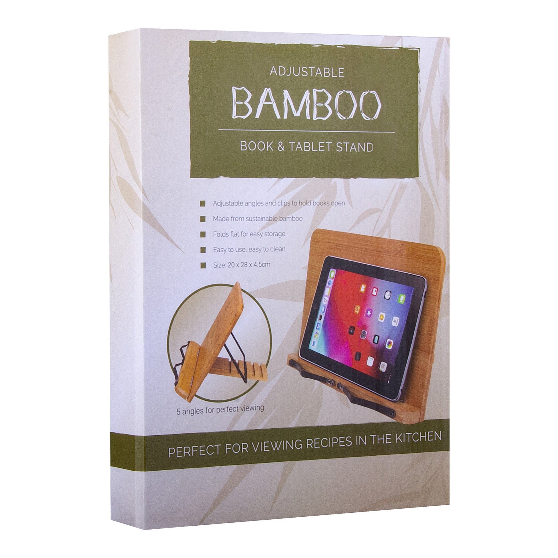 Living Today Bamboo Bamboo Adjustable Reading and Tablet Stand