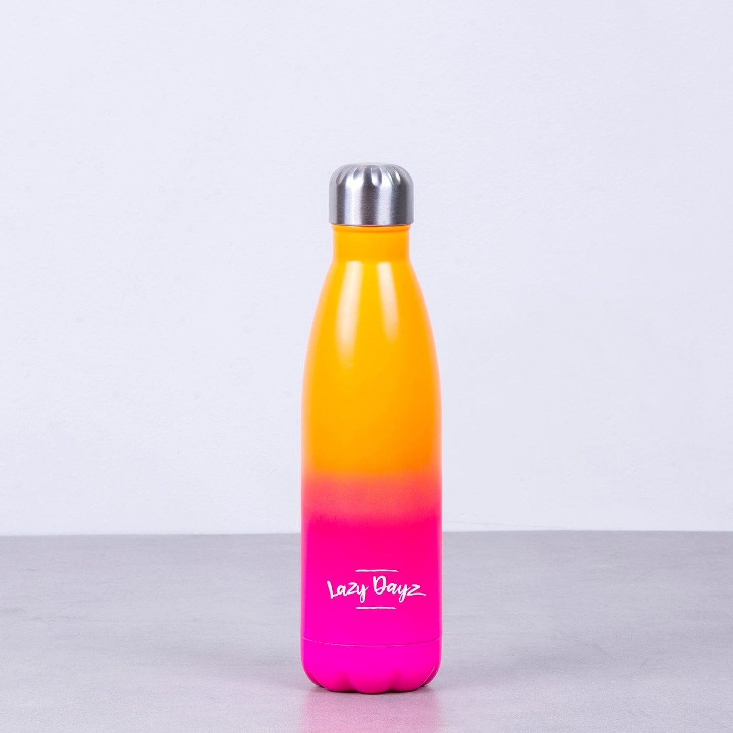 Lazy Dayz Hydration Lazy Dayz Daily Drink Bottle 500ml - Orange Pink Ombre