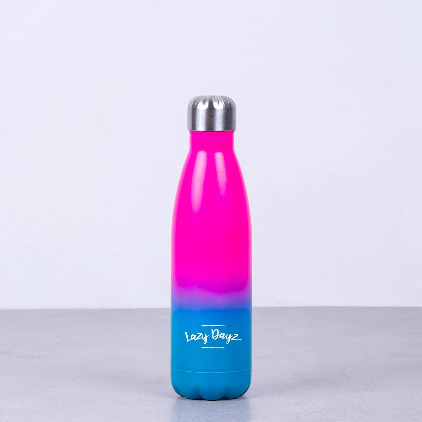 Lazy Dayz Hydration Lazy Dayz Daily Drink Bottle 500ml - Pink Blue Ombre