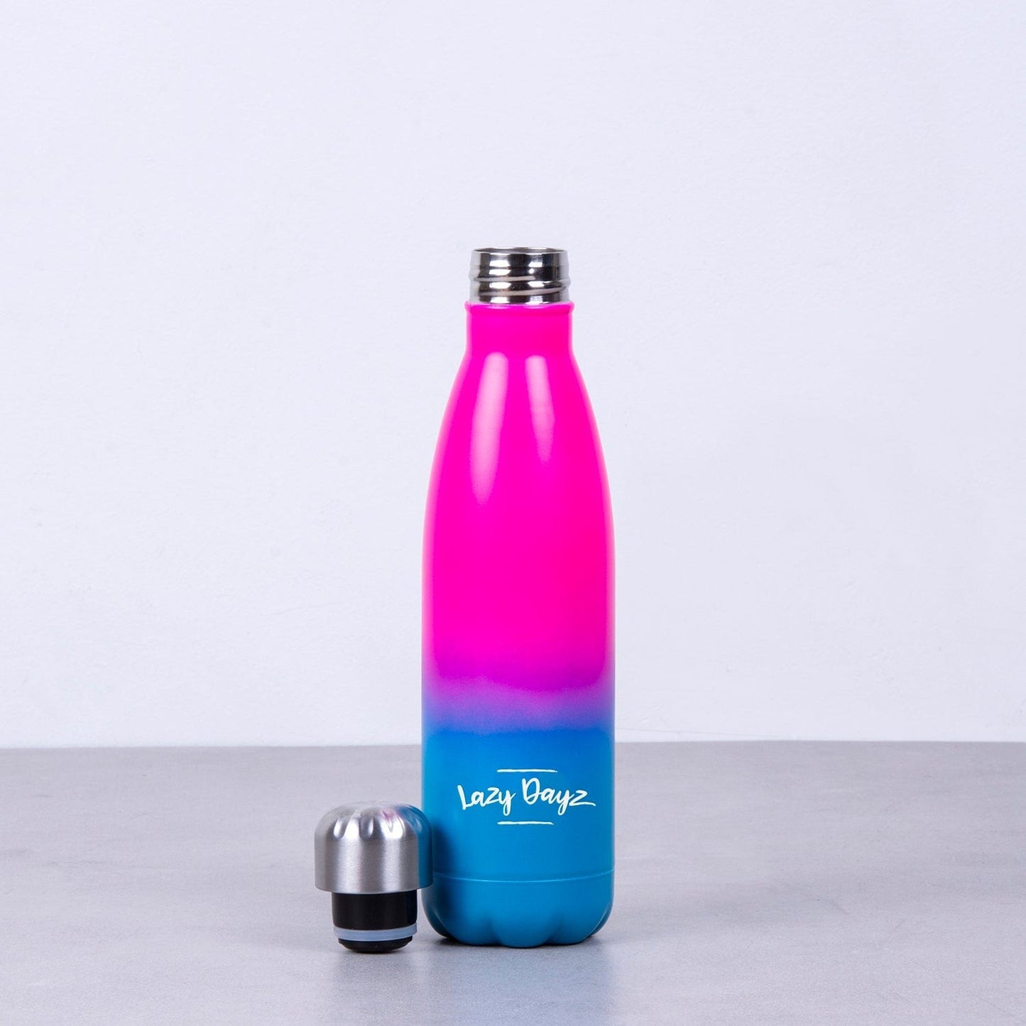 Lazy Dayz Hydration Lazy Dayz Daily Drink Bottle 500ml - Pink Blue Ombre