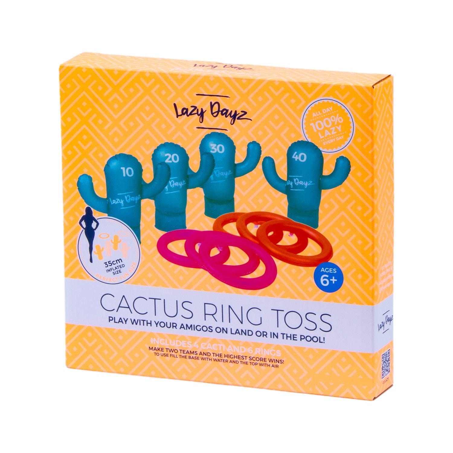 Lazy Dayz Inflatable Lazy Dayz Inflatable Cactus Ring Toss