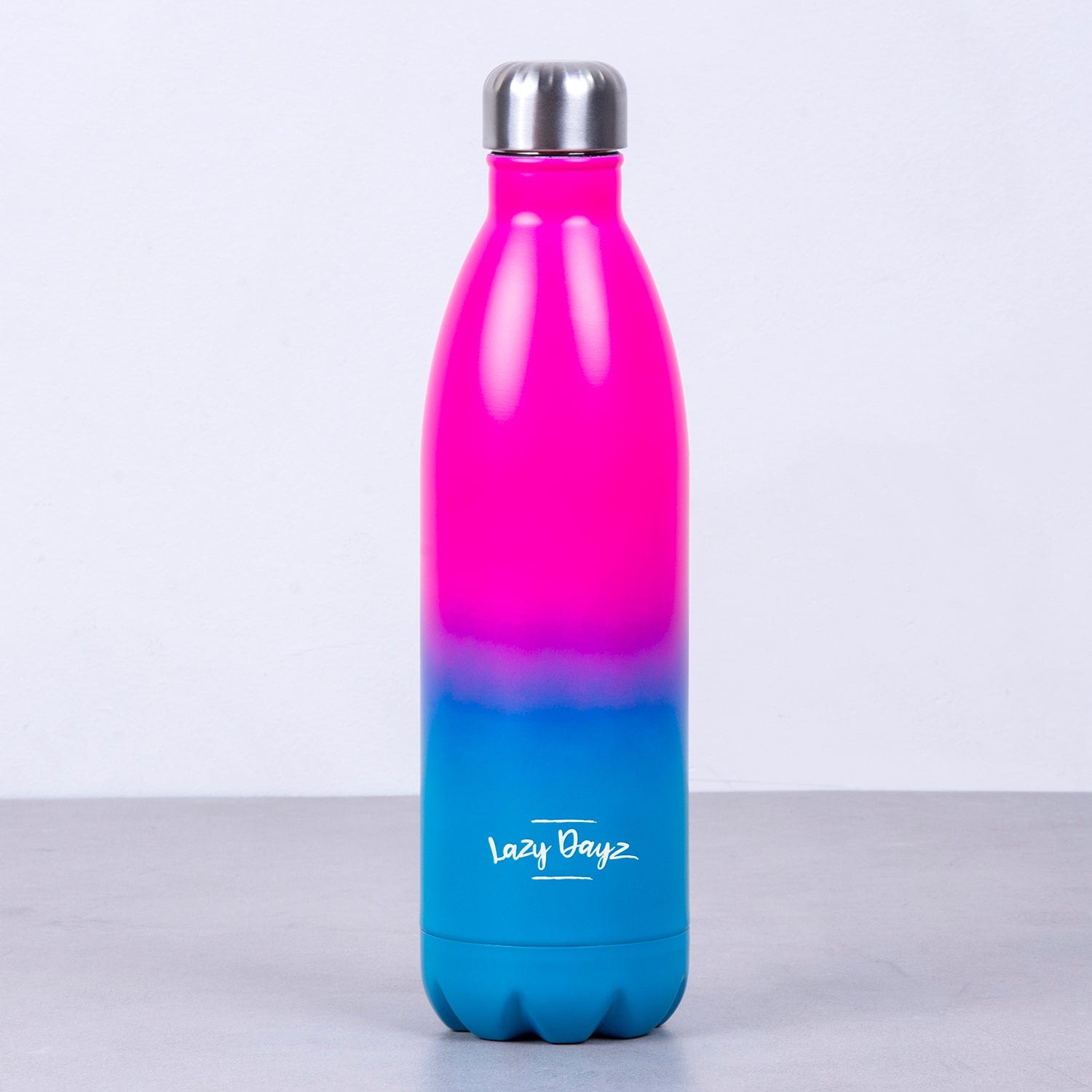 Lazy Dayz Hydration Lazy Dayz Jumbo Drink Bottle 1L - Pink Blue Ombre