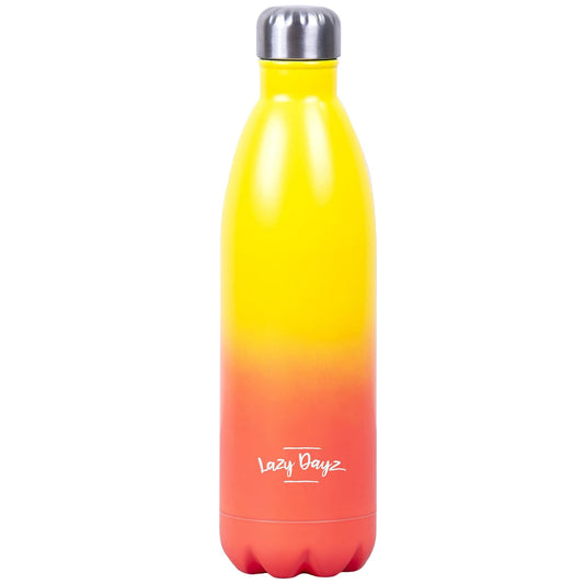 Lazy Dayz Hydration Lazy Dayz Jumbo Drink Bottle 1L - Yellow Peach Ombre