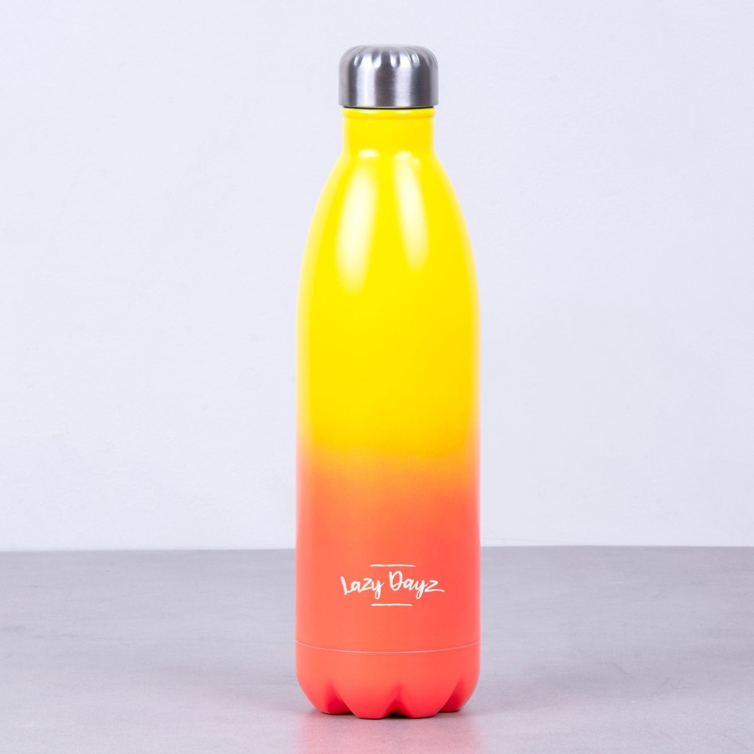 Lazy Dayz Hydration Lazy Dayz Jumbo Drink Bottle 1L - Yellow Peach Ombre