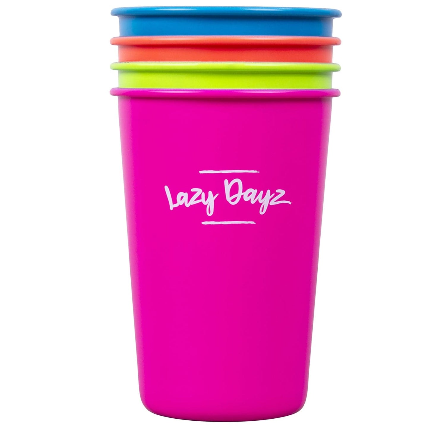 Lazy Dayz Hydration Lazy Dayz Picnic Cup 350ml 4 Pack