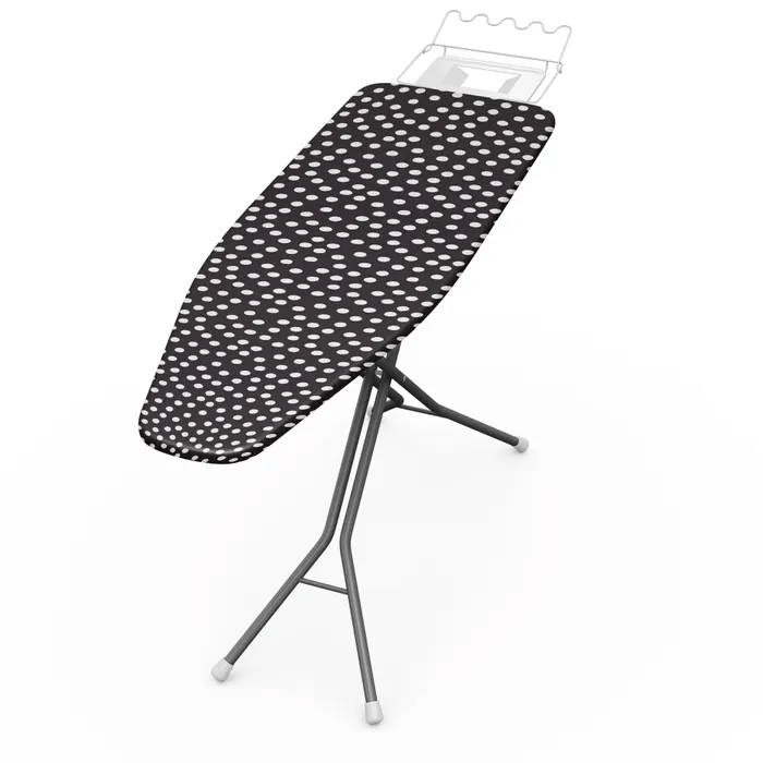 Clevinger Ironing Boards Ironing Board Cover Heat Resistant - Black Polkadot