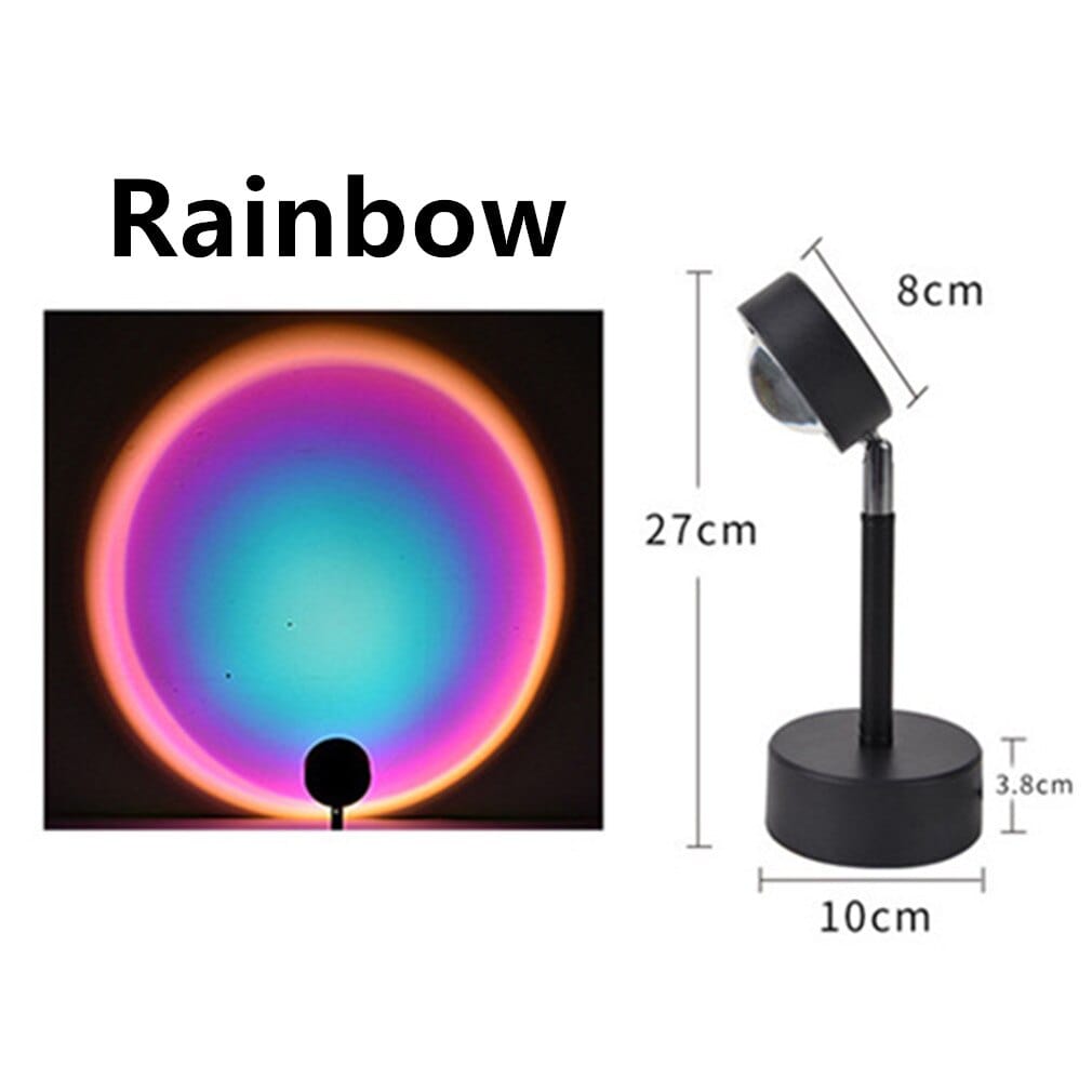 Sunset rainbow deals lamp